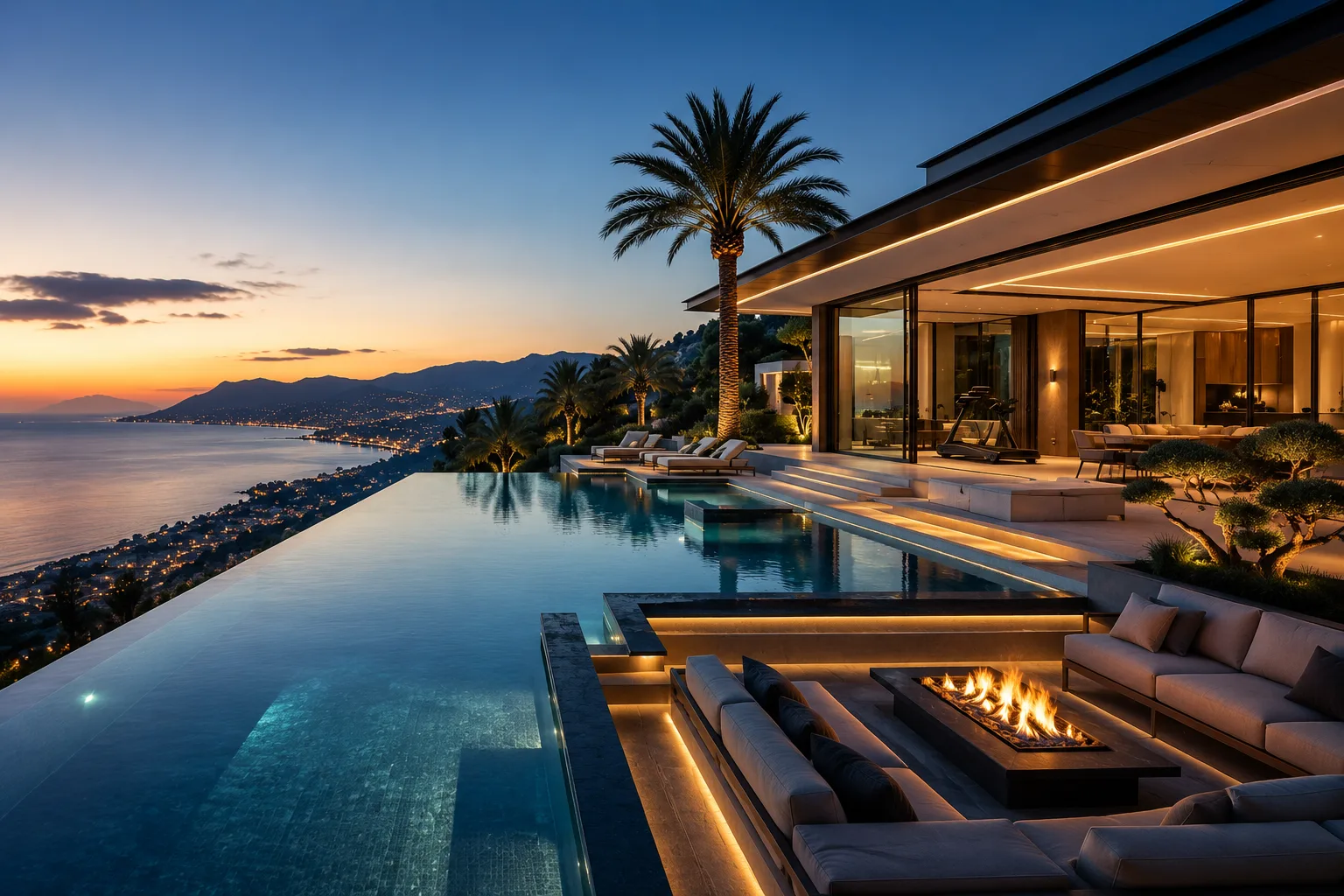 Location saisonnière avec vue sur Nice et la Côte d'Azur